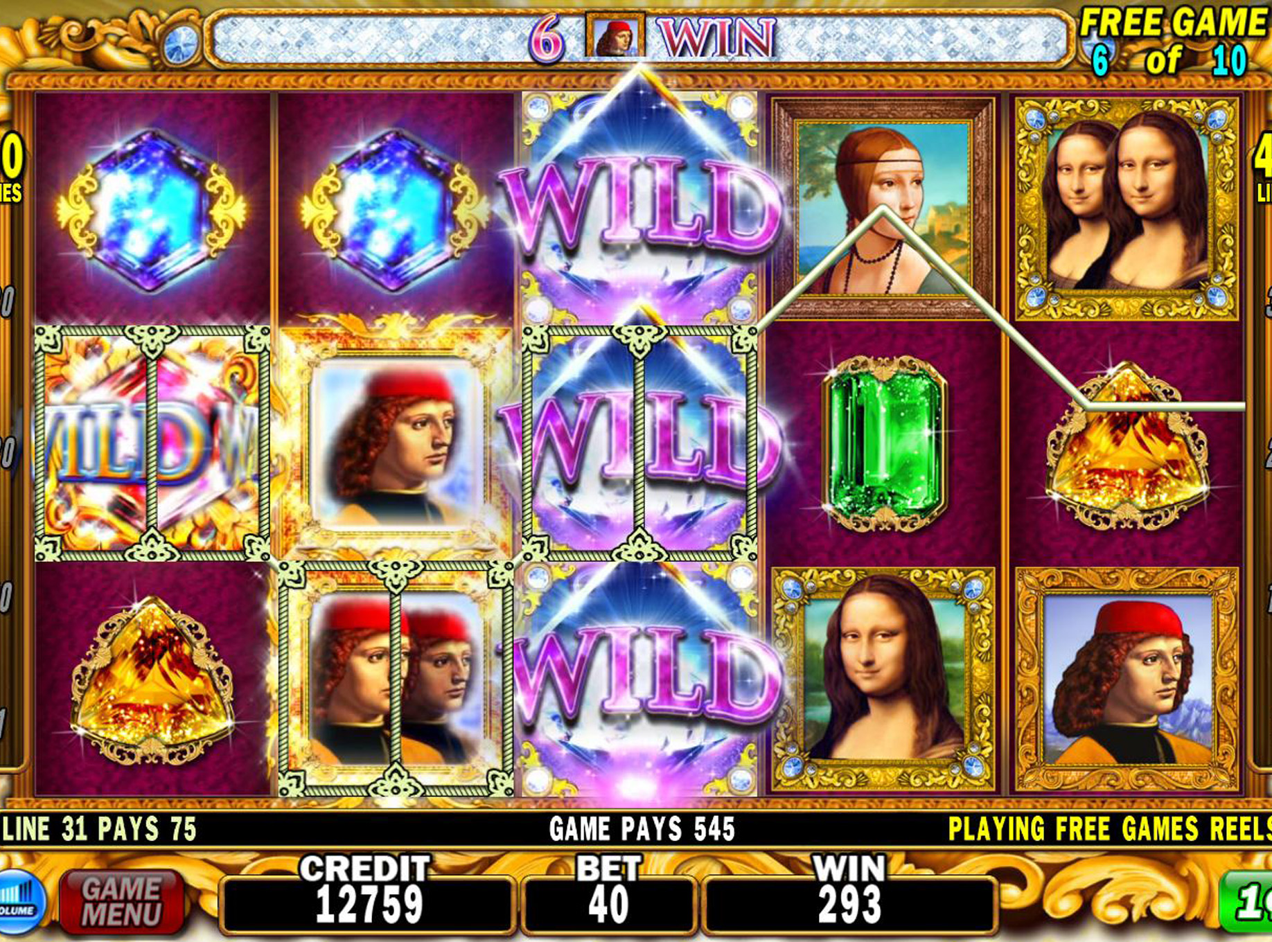 Play davinci diamonds slot