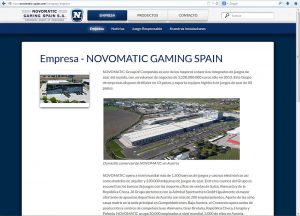 Spain – Novomatic Gaming Spain launches new website