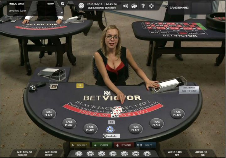 Betvictor live casino poker