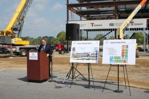 US – Saratoga holds topping out for expansion