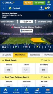UK – Coral launches new Sportsbook powered by its own in-house technology platform