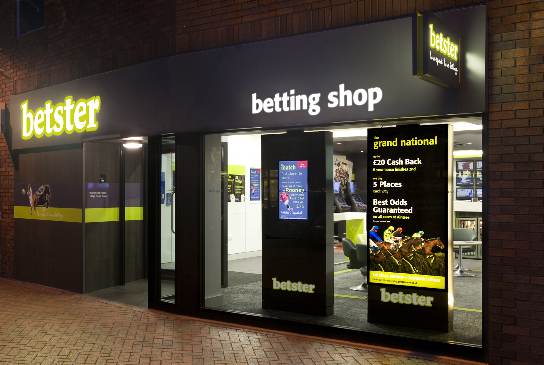 betting shops on the high street