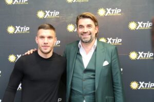 Germany – Lukas Podolski celebrates his premiere as new XTiP brand ambassador