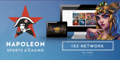 Belgium – 1X2 Network integrates portfolio with Napoleon Casino