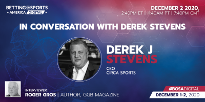US – Derek Stevens keynote added to Betting on Sports America – Digital agenda