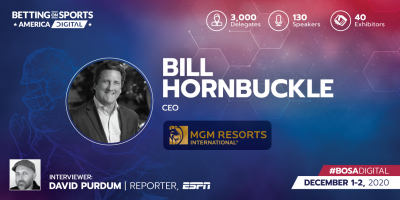 US – MGM CEO Bill Hornbuckle named keynote speaker at BOSA Digital