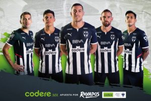 Mexico – Codere to appear on the shirt of the Club de Futbol Monterrey Rayados of Mexico