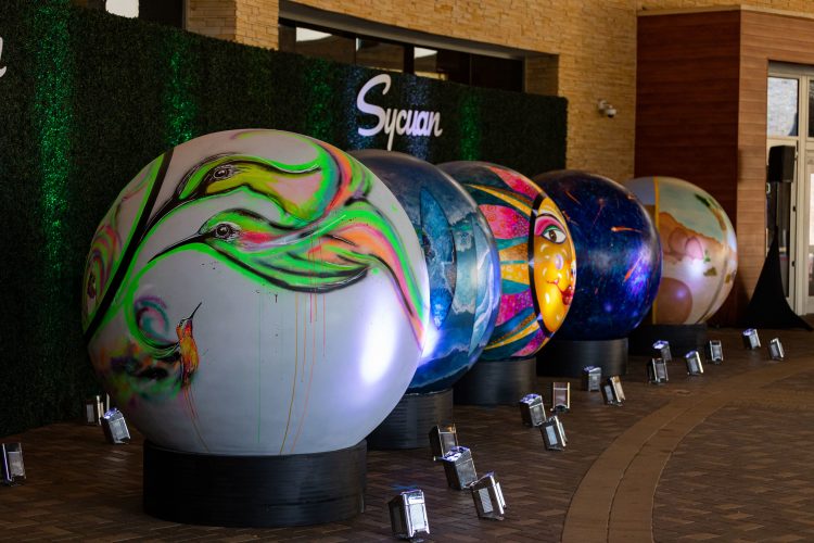 US – Sycuan unveils giant bingo ball art installation to promote PlayStudios bingo app