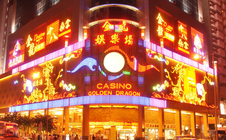 Macau Golden Dragon Slots Casinos De Casinos De Casinos De Satélites  Casinos Arquitetônicos Iluminação Noturna Neon Sinônimo Macao Imagem de  Stock Editorial - Imagem de dourado, arena: 245443354