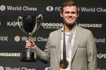 Magnus Carlsen, sjakkmester assosiert med Unibet Norge promoteringer