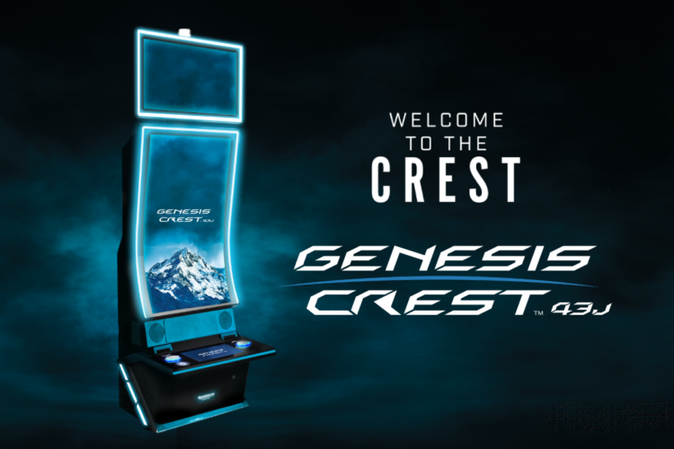 Japan – SEGA SAMMY CREATION’s new Genesis Crest 43J cabinet set for Asia debut