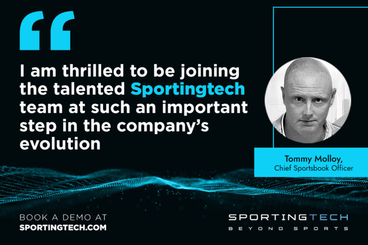 Malta – Sportingtech appoints Tommy Molloy as Chief Sportsbook Officer