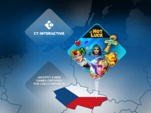 Czech – Ten new games and Hot Luck Jackpot certified for CT Interactive in the Czech Republic