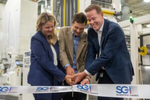 Scientific Games commemorates official ribbon-cutting for advanced instant scratch game HQ