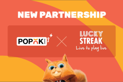 Логота на Pop OK и Lucky Streak