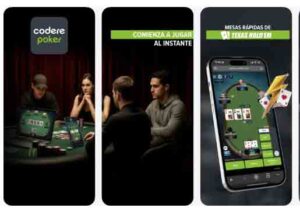 Codere's poker app