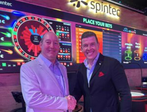 Spintec Billy Maclellan_BetRite & Goran Sovilj Bet Rite's Billy Maclellan with Goran Sovilj of Spintec