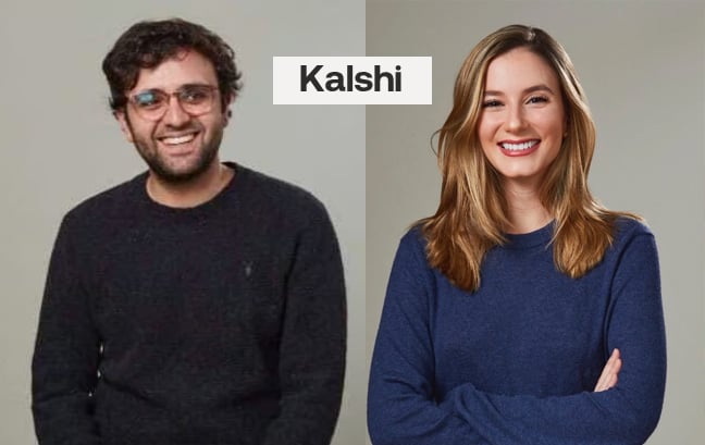 Kalshi Founders Tarek Mansour and Launa Lara
