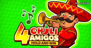 Playsonの4 Chili Amigosに新ピニャータ機能と超ボーナスゲーム登場