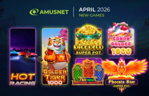 アムズネット、4月にクラッシュとスロットで多彩な6タイトルを投入