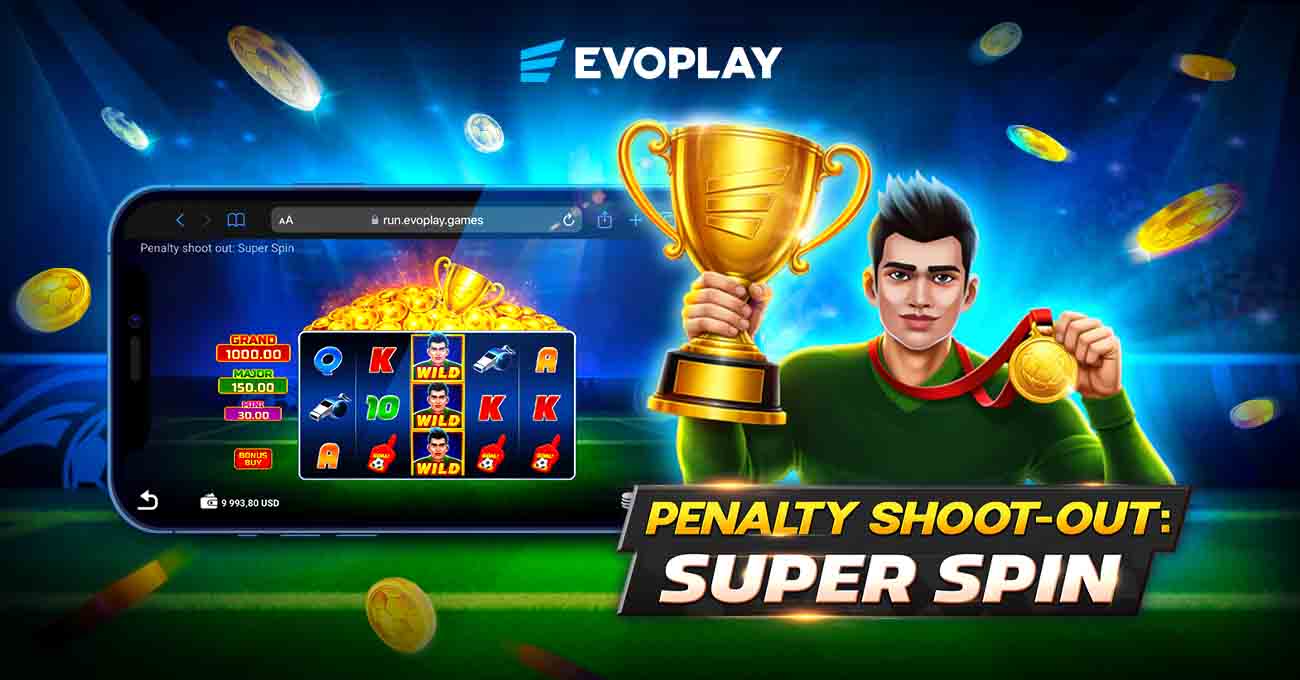 Evoplay launches Penalty Shoot-Out: Super Spin
