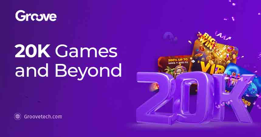 Groove has surpassed 20,000 game launches