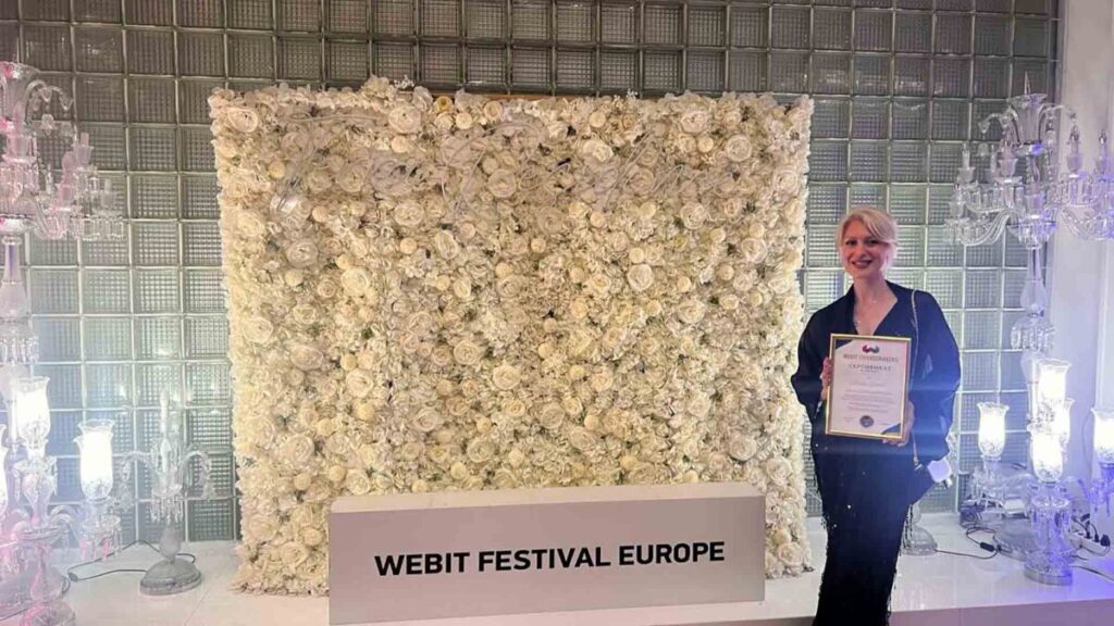 CT Interactive's Monika Zlateva has been honoured by Webit