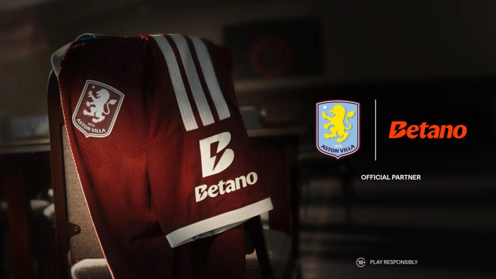 Betano has extended its deal with Aston Villa