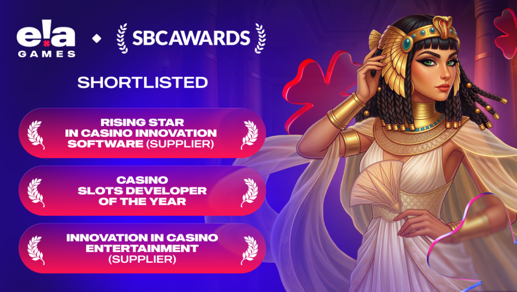 ELA Games shortlisted for three SBC Awards