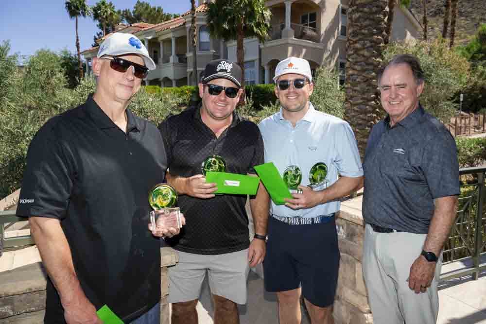 First place team Konami with JCM Director of Sales & Business Development Cliff Buckley
