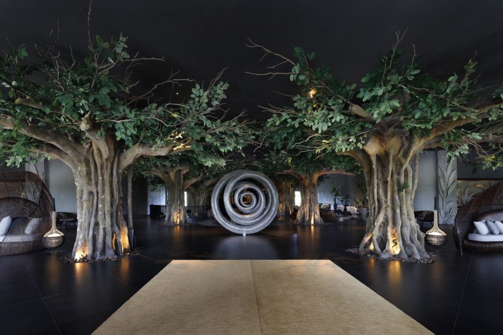 The lobby at Lopesan Caoba Lagoon Resort