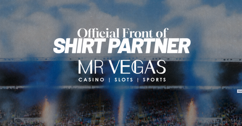 Mr Vegas Becomes Reading FC Front-of-Shirt Sponsor in 2026/27 Growth Partnership
