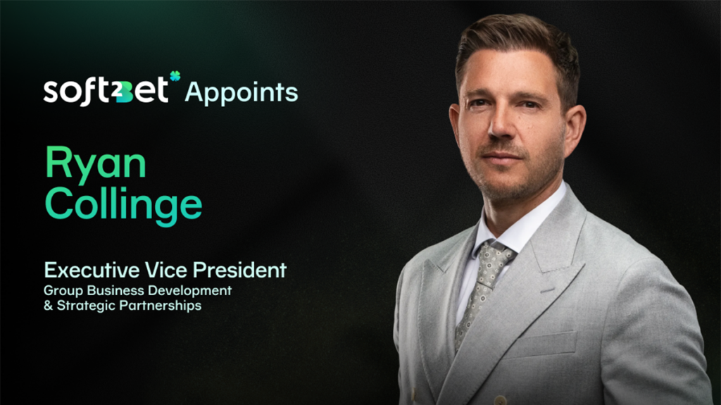 Soft2Bet appoints Ryan Collinge as EVP