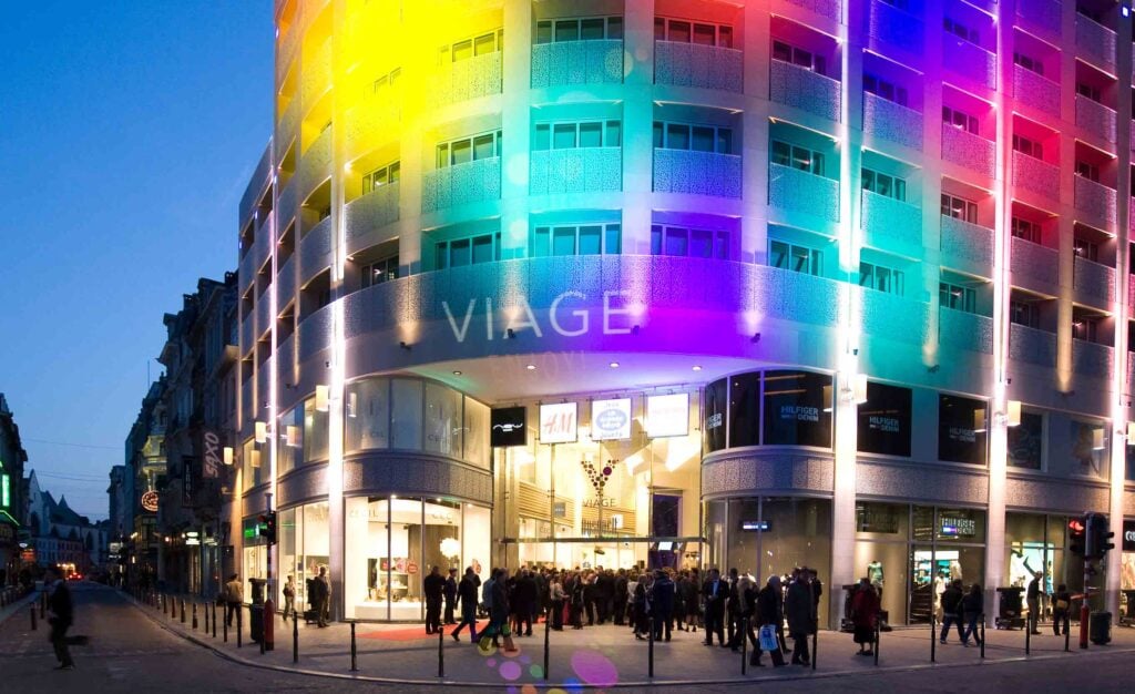 Viage in downtown Brussels