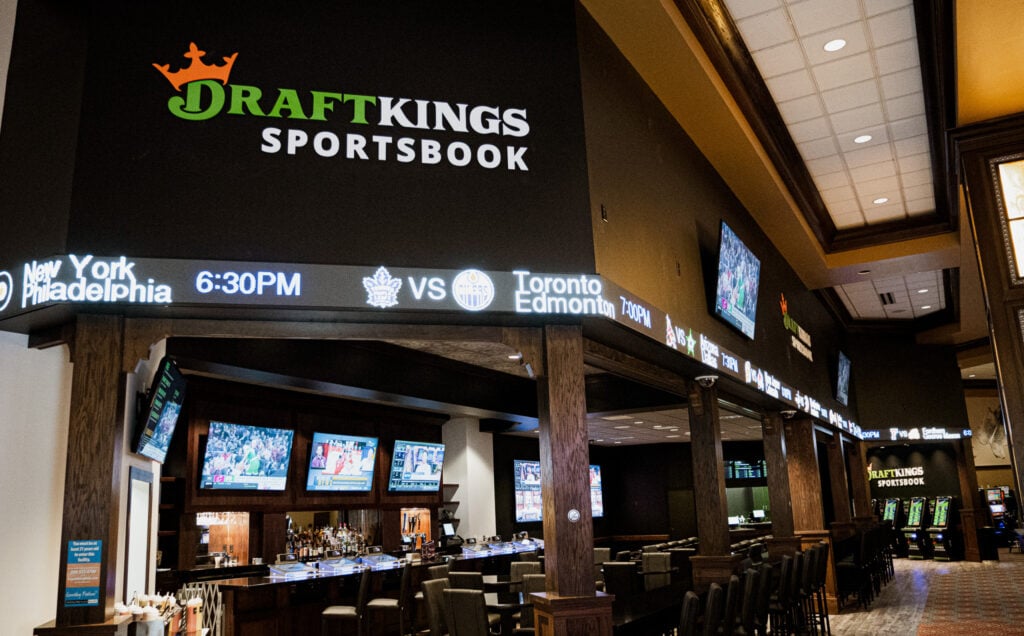 The sportsbook at Boot Hill Casino