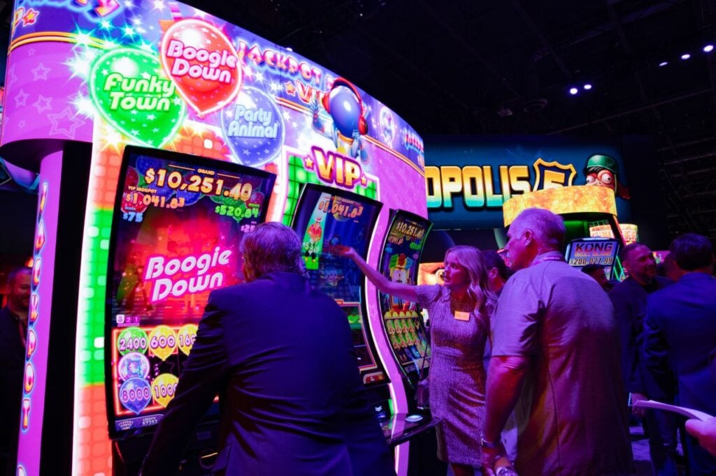 The COSMIC DUAL cabinet will be on show at AGE