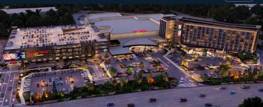 Hollywood Aurora has doubled its footfall, slot volumes and table volumes