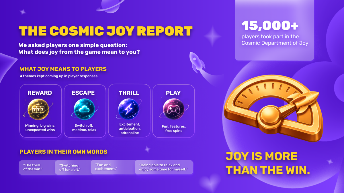 More than 15,000 players took part in the Cosmic Department of Joy campaign