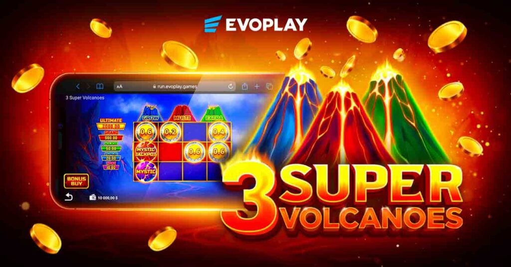 3 Super Volcanoes from Evoplay