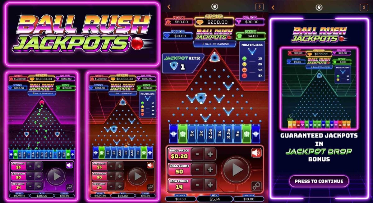 シーザーズがニュージャージー州でEmpire Creative開発の新作Ball Rush Jackpotsをリリース