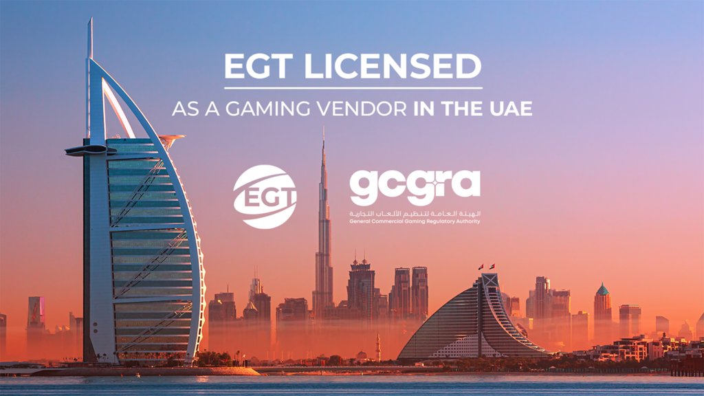 EGT is approved to sell into the future UAE market