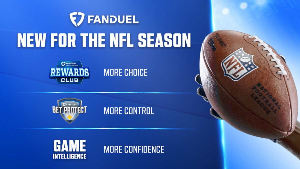 FanDuel's lineup for the NFL 2026