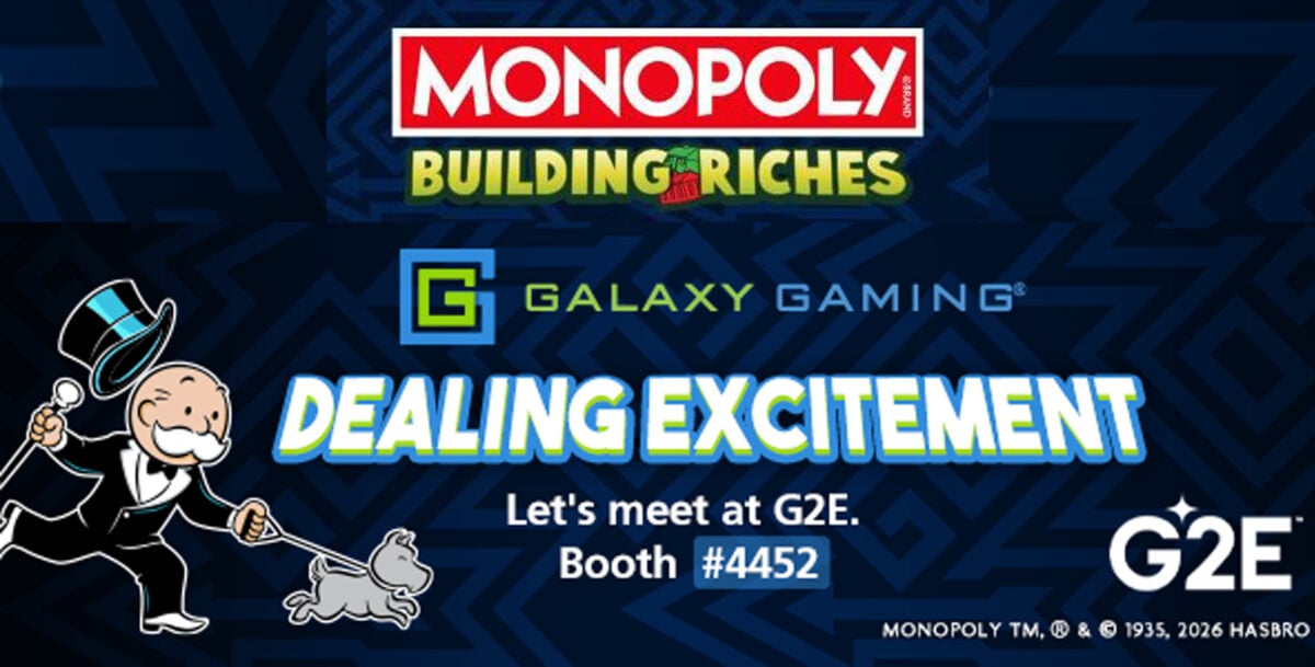 Galaxy GamingがG2Eラスベガスにてモノポリー・ビルディング・リッチズを発表