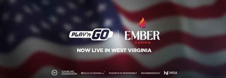 Play'N Go has gone live with Ember Casino in West Virginia