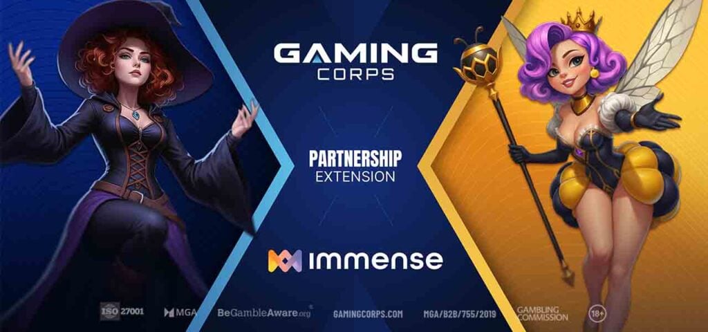Gaming Corps and Immense are expanding their partnership