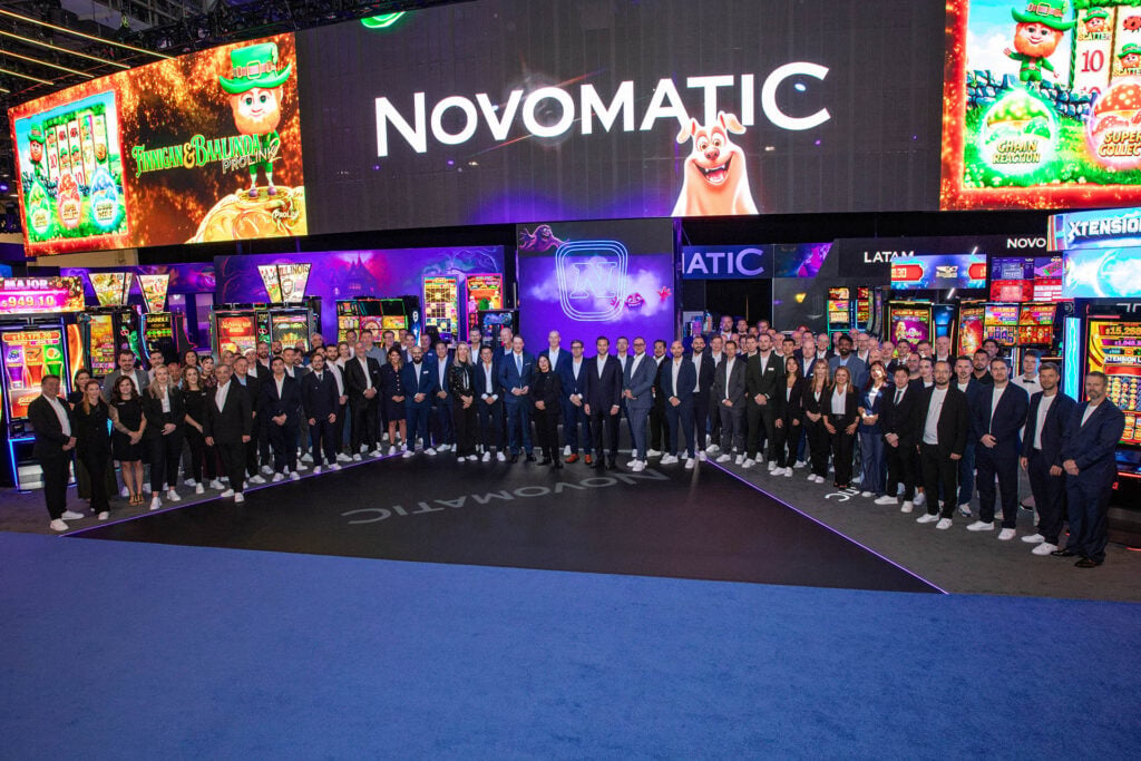 The Novomatic team at G2e Las Vegas