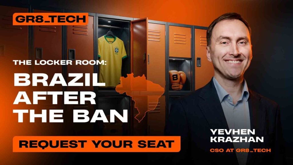GR8_TECH will host The Locker Room: Brazil After the Ban